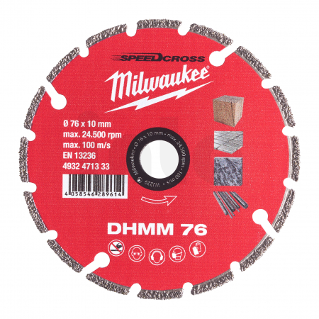 MILWAUKEE DIAMANTOVÝ KOTOUČ MULTI MATERIAL  1KS 4932471333