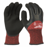 MILWAUKEE Zimní rukavice odolné proti proříznutí Stupeň 3 -  vel L/9 - 1ks  4932471348
