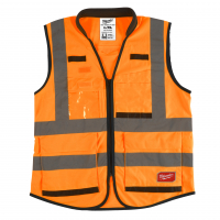 MILWAUKEE Výstražná vesta s vysokou viditelností Premium oranžová - 2XL/3XL 4932471900