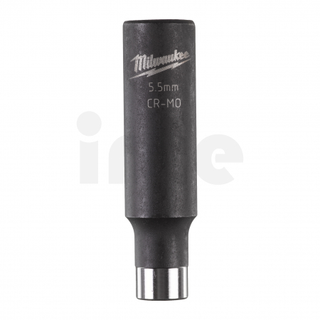 MILWAUKEE Průmyslové hlavice Shockwave 1/4" HEX 5,5mm prodloužené 4932472286