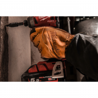 MILWAUKEE Kožené pracovní rukavice  -  vel M/8  4932478123