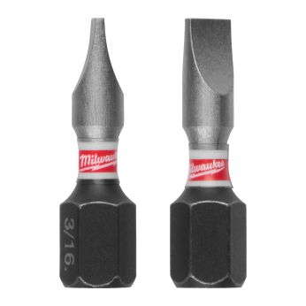 MILWAUKEE Šroubovací bity SL 1.2x6.5 x 25 mm SHOCKWAVE Impact Duty (3 ks) 4932500388