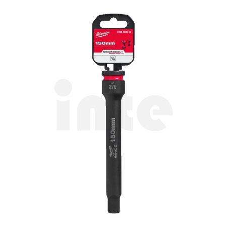 MILWAUKEE Průmyslové hlavice Shockwave 1/2'' prodloužení - 150 mm 4932480352