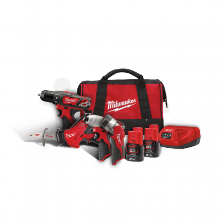 MILWAUKEE M12BPP4A-202B - M12™ set nářadí 4933441240