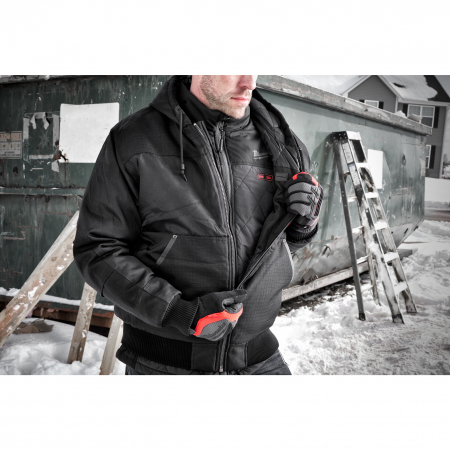 MILWAUKEE M12HBWP-0(2XL) - M12™ vyhřívané hybridní prošívané vesty  4933464374