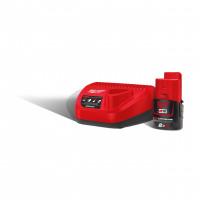 MILWAUKEE M12™  sada akumulátorů a nabíječky 4933451900