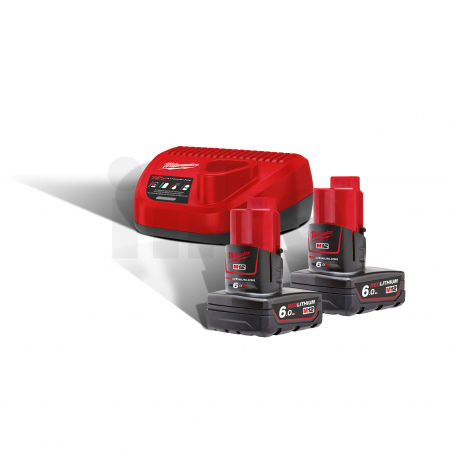 MILWAUKEE M12 NRG-602 M12™  sada akumulátorů a nabíječky 4933451905