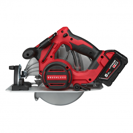 MILWAUKEE M18BLCS66-502X - M18™ 66 mm bezuhlíková okružní pila na dřevo a plast 4933464590