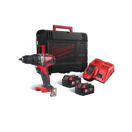 MILWAUKEE M18BLPD2-502X - M18™ bezuhlíková příklepová vrtačka 4933464517