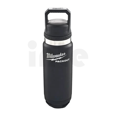 MILWAUKEE Packout láhev 710 ml s víčkem – černá 4932493466