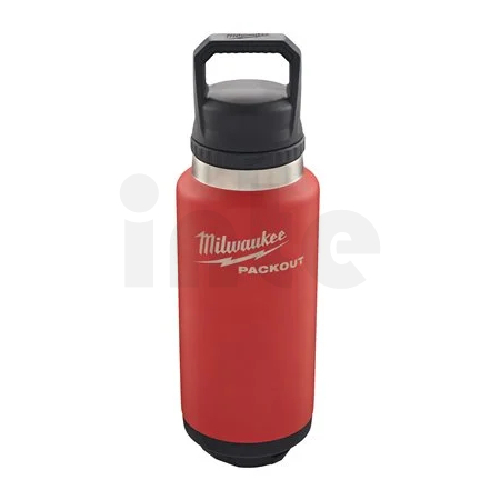 MILWAUKEE Packout láhev 1065 ml s víčkem – červená 4932493467
