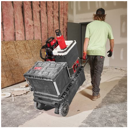 MILWAUKEE Packout™ láhev 1065 ml s víčkem - červená 4932493467