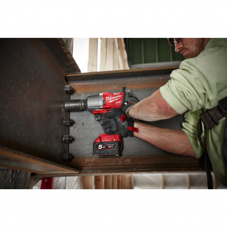 MILWAUKEE M18ONEFHIWF12-502X  - M18 FUEL™ ONE-KEY™ ½″ rázový utahovák s pojistným kroužkem 4933459727