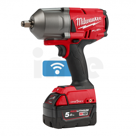 MILWAUKEE M18ONEFHIWF12-502X  - M18 FUEL™ ONE-KEY™ ½″ rázový utahovák s pojistným kroužkem 4933459727