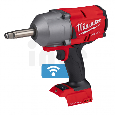 MILWAUKEE M18 FUEL™ ONE-KEY™ ½″ rázový utahovák s pojistným kroužkem a prodlouženým vřetenem 4933478405