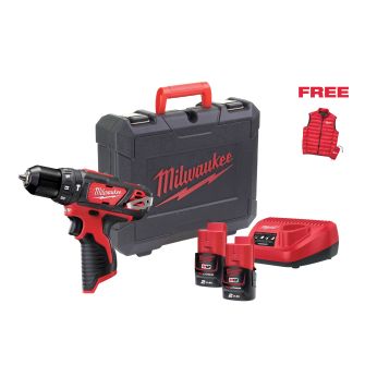 MILWAUKEE M12 BPDMC-202C POWER PACK IN2 Aku kompaktní příklepová vrtačka 4933499465