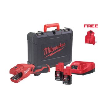 MILWAUKEE M12 PCSSMC-202C POWER PACK IN2 Aku řezák na nerezové trubky 4933499464