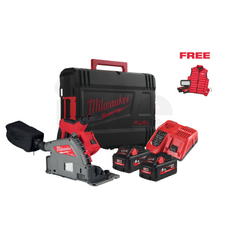 MILWAUKEE M18 FPS55MC-552P POWER PACK IN2 Aku ponorná pila na dřevo a plast 4933499456