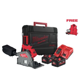 MILWAUKEE M18 FPS55MC-552P POWER PACK IN2 Aku ponorná pila na dřevo a plast 4933499456