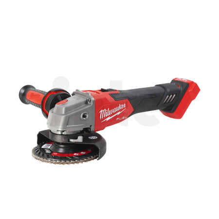 MILWAUKEE M18 FUEL™ 125 mm úhlová bruska s posuvným spínačem, brzdou a regulací otáček 4933478436