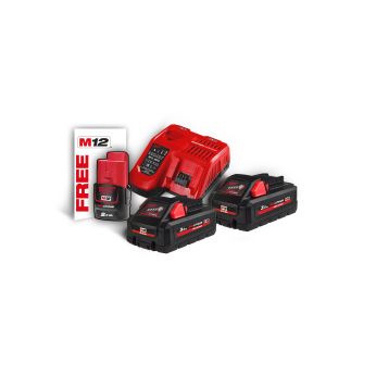 MILWAUKEE M18™ HIGH OUTPUT™ sada akumulátorů a nabíječky 4933471071