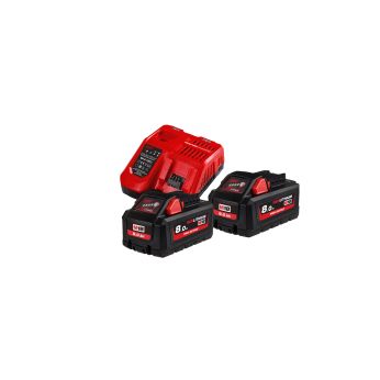 MILWAUKEE M18HNRG-802 - M18™ HIGH OUTPUT™ sada akumulátorů a nabíječky 4933471073