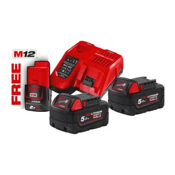 MILWAUKEE M18NRG-502 - M18™ NRG sada 4933459217