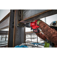 MILWAUKEE M18 ONEFHIWF1DS-121C FUEL ONE-KEY 1˝ rázový utahovák D-rukojeť, pojistný kroužek a prodloužené vřeteno 4933499253