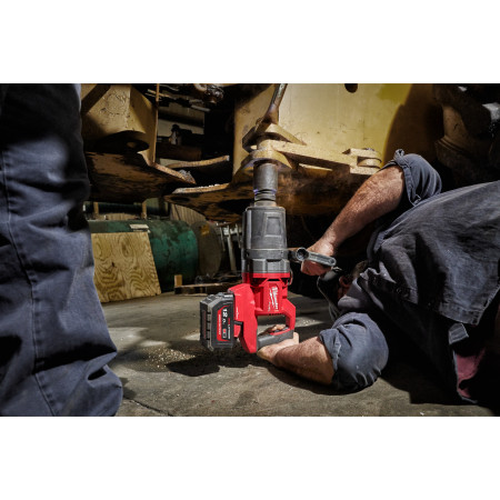 MILWAUKEE M18 ONEFHIWF1DS-121C FUEL ONE-KEY 1˝ rázový utahovák D-rukojeť, pojistný kroužek a prodloužené vřeteno 4933499253