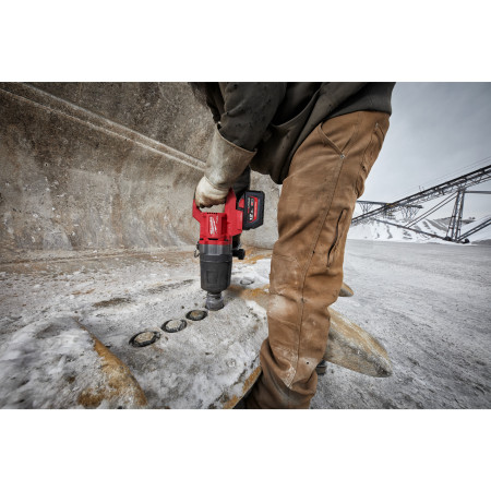 MILWAUKEE M18 ONEFHIWF1DS-121C FUEL ONE-KEY 1˝ rázový utahovák D-rukojeť, pojistný kroužek a prodloužené vřeteno 4933499253