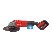 MILWAUKEE M18 ONEFLAG230XPDB-122C M18 FUEL ONE-KEY 230 mm úhlová bruska s kolébkovým spínačem 4933499242