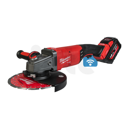 MILWAUKEE M18 ONEFLAG230XPDB-122C M18 FUEL ONE-KEY 230 mm úhlová bruska s kolébkovým spínačem 4933499242