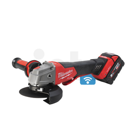 MILWAUKEE M18 FUEL™ ONE-KEY™ 125 mm úhlová bruska s kolébkovým spínačem 4933478435
