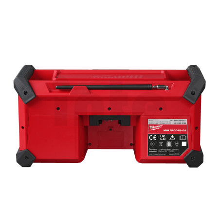 MILWAUKEE M18™ rádio DAB+ Bluetooth® 4933492345