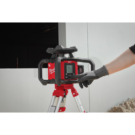 MILWAUKEE M18™ horizontální/vertikální rotační laser 1 200 m s automatickým duálním nastavením sklonu a funkcí ONE-KEY™ 49334932