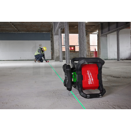 MILWAUKEE M18™ horizontální/vertikální rotační zelený laser 300 m s ONE-KEY™ 4933493194
