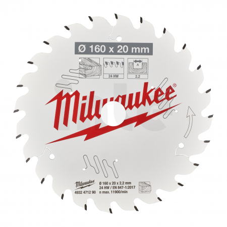 MILWAUKEE CSB P W 160 x 20 x 2.2 x 24ATB 4932471290
