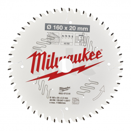 MILWAUKEE CSB P W 160 x 20 x 2.2 x 48ATB 4932471291