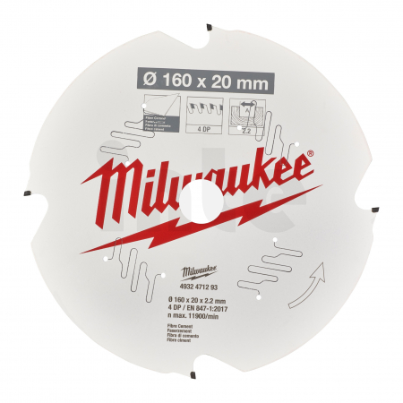 MILWAUKEE CSB P FC160 x 20 x 2.2 x 4D 4932471293