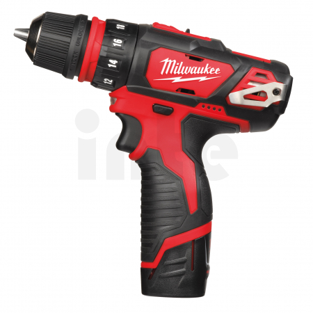 MILWAUKEE M12BDDXKIT-202C - M12™ kompaktní vrtačka/šroubovák s rychlovýměnným sklíčidlem 4933447836