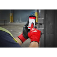 MILWAUKEE Cut Level 3 Gloves Povrstvené rukavice s třídou ochrany proti proříznutí 3/C velké balení M/8 4932479012