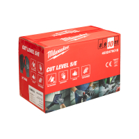 MILWAUKEE Rukavice s třídou ochrany proti proříznutí E velké balení XL/10 - 144 ks 4932479018