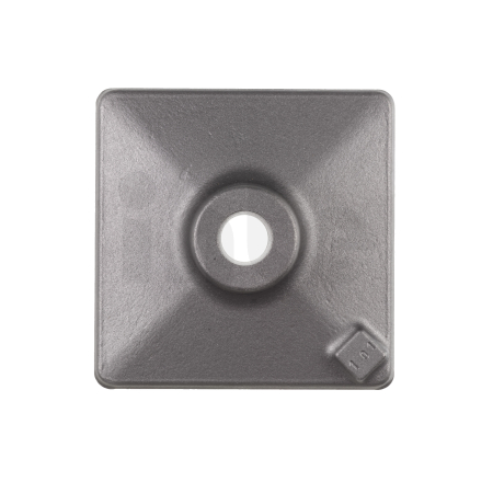 MILWAUKEE Pěchovací deska pro použití se stopkou pro pěchovací desky a pemrlice K-Hex 21mm, 120 x 120 mm 4932479220
