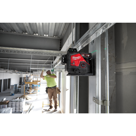 MILWAUKEE M12 3PL Laser M12™ 360° se zeleným paprskem se 3 rovinami 4933478103