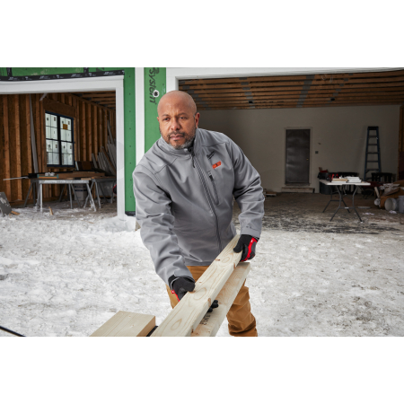MILWAUKEE M12 HJ GREY5 M12™ vyhřívaná bunda šedá 4933478972