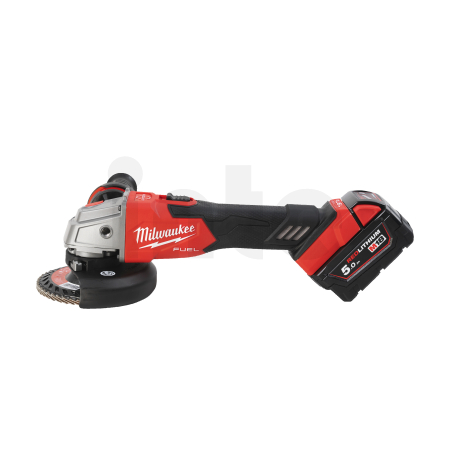 MILWAUKEE M18 FSAG125XB-502X Úhlová bruska 125 mm s posuvným spínačem 4933478430