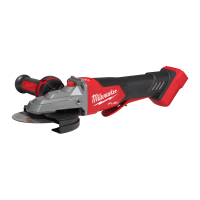 MILWAUKEE M18 FUEL™ 125 mm úhlová bruska s plochou hlavou, brzdou a kolébkovým spínačem 4933478439
