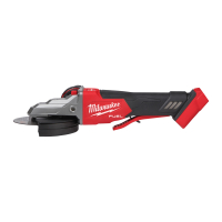 MILWAUKEE M18 FUEL™ 125 mm úhlová bruska s plochou hlavou, brzdou a kolébkovým spínačem 4933478439