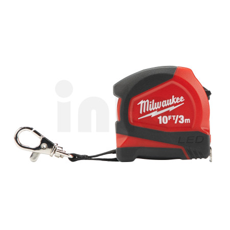 MILWAUKEE Svinovací metr s LED 3 m/ 10 ft 48226601