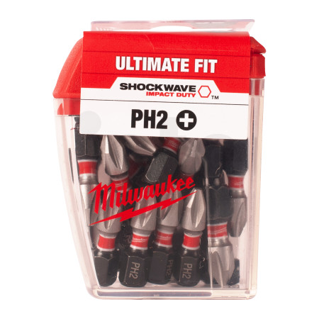 MILWAUKEE CD Tic Tac PH2 x 25 mm (25 ks) - 10 ks 4932472037